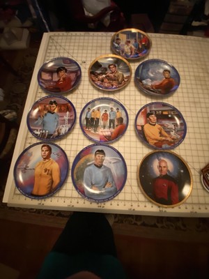 Hamilton Collection STAR TREK Collector Plate Lot, 9 And 1 Next  Generation