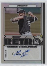 2021 Panini Donruss Optic Retro Signature Series Holo Prizm Lance Lynn Auto 0yj6