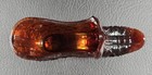 Boyd's Crystal Art Glass BOW SLIPPER #186 HONEYCOMB 5-12-03 Brown Shoe NOS — photo 7