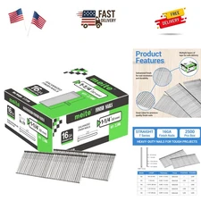 Versatile 16 Gauge Galvanized Finish Nails - Ideal for Indoor & Outdoor Projects