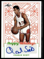 2023 Leaf Happy Holidays Autograph #BA-CS1 Charlie Scott