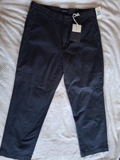 New Nautica Men's Navy Blue True Khaki Pants 36x30 NWT