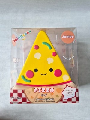 Mimicoco Jumbo Pizzascheibe Jumbo Squishy Sammlerstück Jumbo Größe 5,3×2,1×6'' Neu