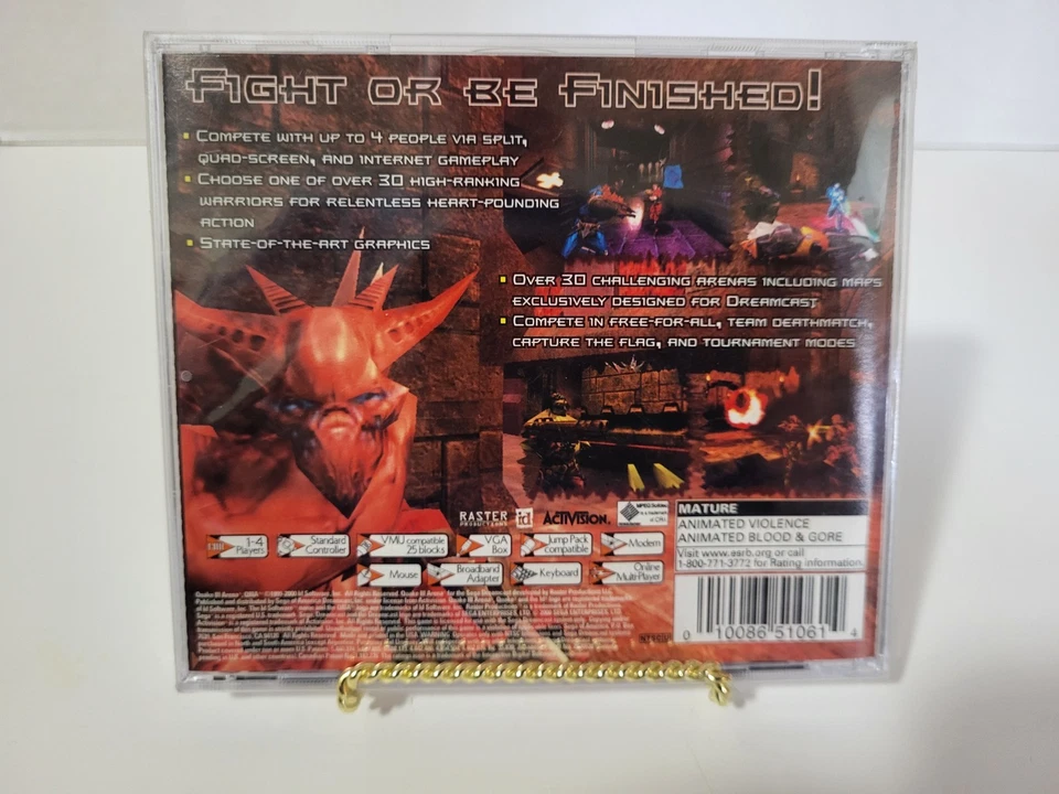 Quake III Arena (Sega Dreamcast, DC 2000)  Brand New Factory Sealed Y-Folds - Image 4 of 4