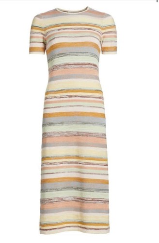 Zimmermann Natura Striped Knit Dress