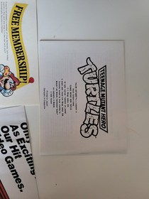 Teenage mutant hero turtle NES Nintendo Game Complete,  Box & Instruction Manual