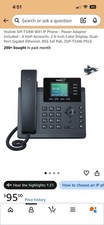Yealink SIP-T34W WiFi IP Phone with Power Adapter and 4 VoIP Accounts