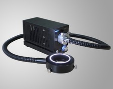 Sorgente luminosa LED 20W con anello guida luminosa illuminatore per stereo-microscopio