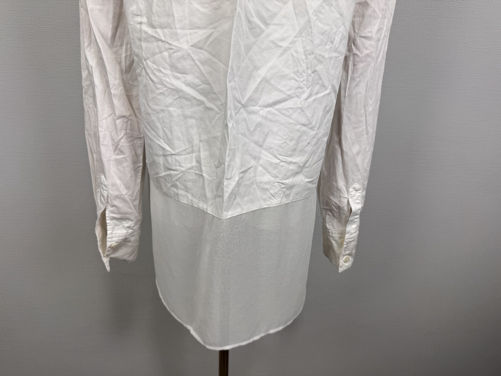 Sportmax Code White Lightweight Buttons Long Slee… - image 14