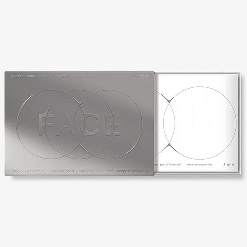 BTS JIMIN [FACE] Album WEVERSE Ver/QR+Booklet+Lyrics+Photo Card+