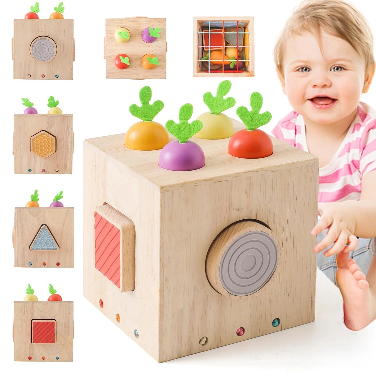 let's make Wooden Shape Sorter Montessori Toys Sensory Baby Toddler  Educational