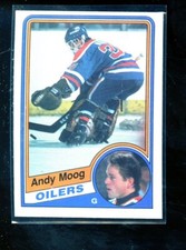 1984-85 OPC #255 ANDY MOOG OILERS NM/MT E022863