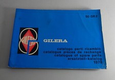 Catalogo Parti / Catalogo Ricambi Piaggio Gilera 50 GR 2 Mofa Anno 1978
