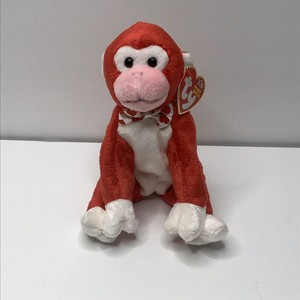 red monkey beanie baby