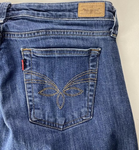Levis 545 Womens Capri Crop Jeans Low 