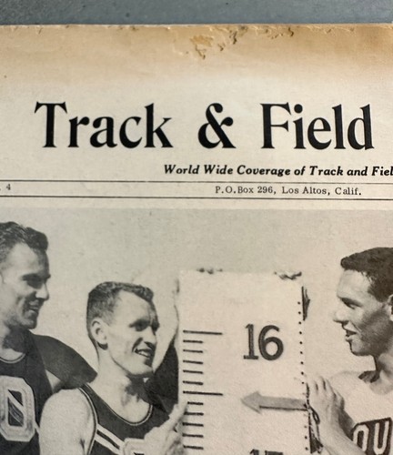 1959 Track & Field News 9 numeri mensili mancanti gennaio novembre dicembre rivista sportiva - Foto 9 di 20