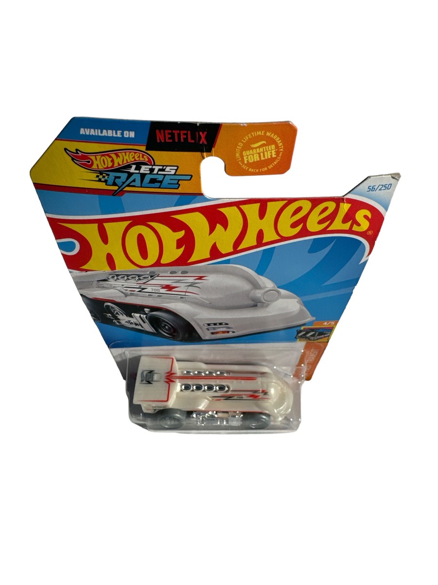 Hot Wheels 2024 Let's Race White West Coast Flyer # 56/250 HW Fast