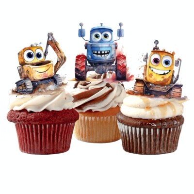 Trekker Bagger Muffin Tortenaufleger Tortenbild Geburtstag Party Deko neu essbar