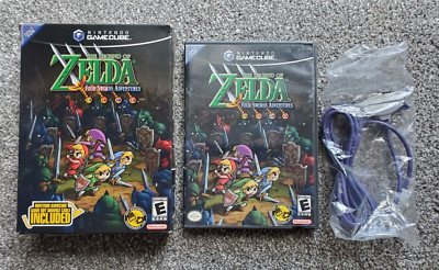 The Legend of Zelda Four Swords Adventures Nintendo GameCube CIB