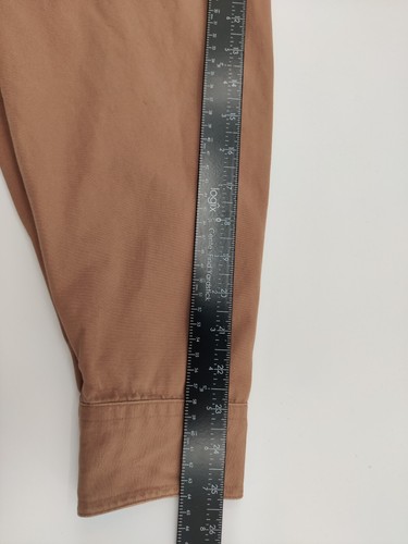 RedHead Mens Chamois Shirt XLT XLarge Tall Khaki Pockets Button Up Long Sleeve - Picture 8 of 9