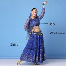 Female Indian dance costume sari belly dance costume performance costume