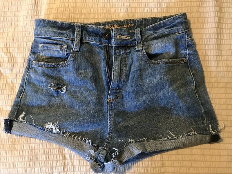 ARIZONA GIRLS BLUE JEAN CUT-OFF DAISY DUKE SHORTS SZ3
