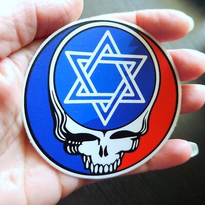 3” Grateful Dead⚡️Stealie SYF Jewish Star of Magen David