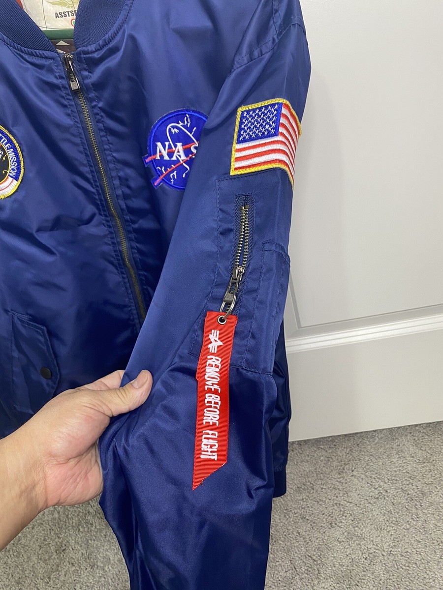 Asstseries Militare NASA Space Bomber Jacket Youth 2XL | eBay
