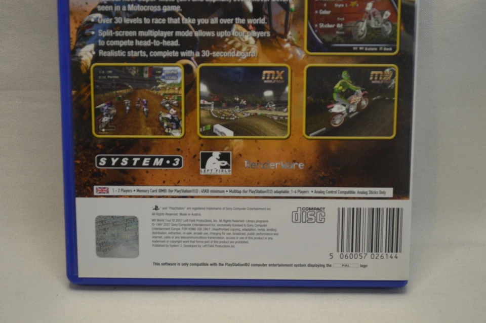 Sony PlayStation 2 PS2 MX vs ATV Unleashed+ World Tour & Go Kart Rally Bundle - Image 4 of 4