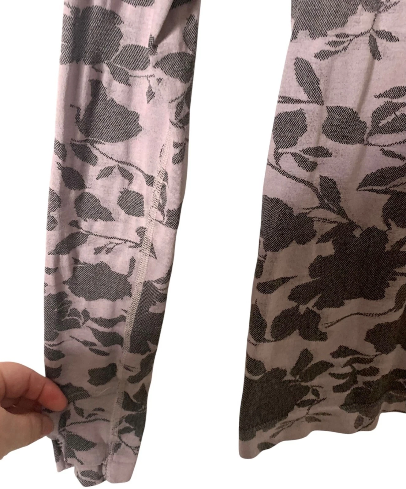 athleta lilac momentum wandering floral shasta athletic shirt