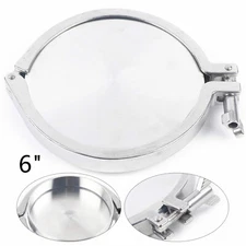 6 Inch Tri Clamp Weld Ferrule + End Cap + Clamp + Gasket Kit 304 Stainless Steel