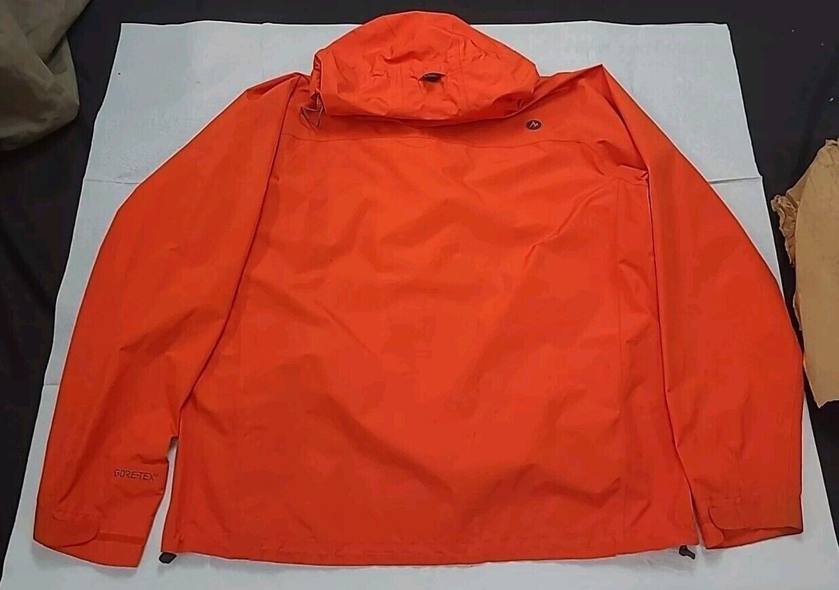 Marmot RN#79448 Full Zip Waterproof Jacket Men's Size XXL in Red w