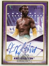 Kofi Kingston 2020 Topps Transcendent WWE Autographed Card /10