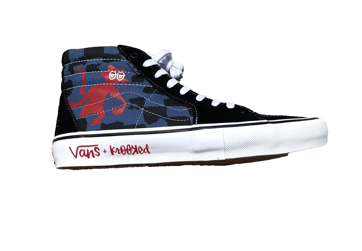 Size 11 - Krooked x Vans Skate Sk8- High Natas For Ray  display picture 1