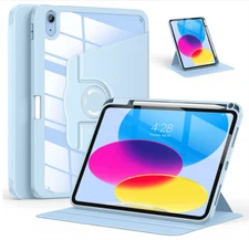 For iPad 5/6/7/8/9th Gen Air 4 5 Pro 11 Mini 6 360° Rotating Stand Case Cover