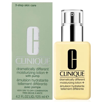 NEW Clinique Dramatically Different Moisturizing Lotion with Pump 4.2 Oz 125 ml