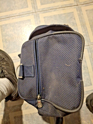 Chaps  12 Deluxe Satchel Black Duffel Carry On Travel Bag Gym little dirty unuse