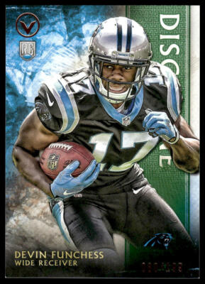 2015 Topps Valor #199 Devin Funchess SN Discipline #/199 Carolina Panthers