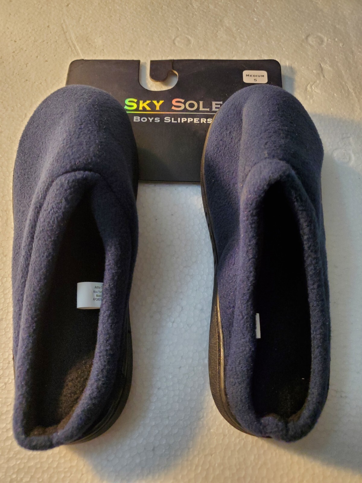 SAOLA Scarpe Sky Sole Pantofole Sky Sole Pile Ragazzi Morbide Nero Navy Solido ...