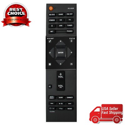 RC-933R Replace Remote Control for Pioneer AV Receiver VSX-S520D VSX-S520 SX-S30
