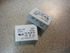 WIMA MKP-X2 Metallized Polypropylene RFI Capacitors .33uF / 250V 10 NEW Qty.2