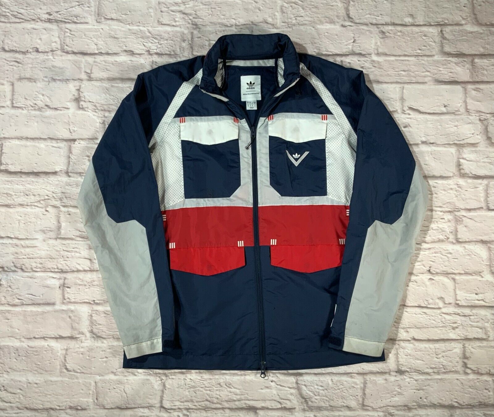 Adidas x White Mountaineering S/M Retro Colorblock Tech Stadium Jacket | eBay