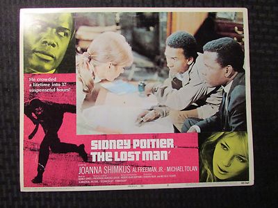 1969 THE LOST MAN Original 14x11" Lobby Card #8 FN- 5.5 Sidney Poitier ...