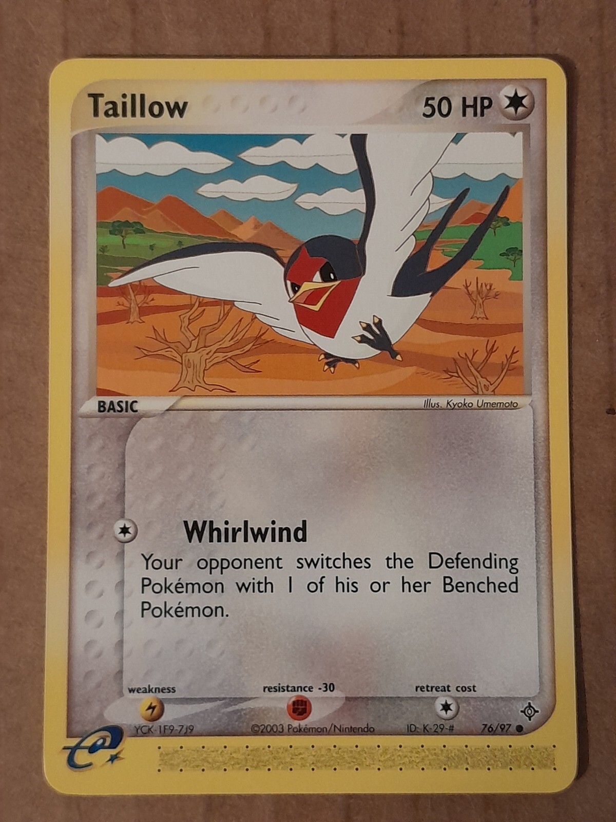 Pokemon Taillow 76/97 Ex Dragon NM-Mint See Pictures