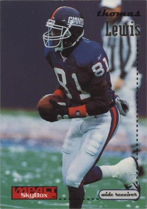 1996 Skybox Impact Thomas Lewis #95 - 1 of 2