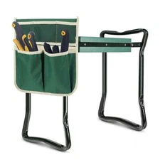Foldable Garden Kneeler Tool Pouch bag for Bench Stool Cushion Seat Pad Kneeling