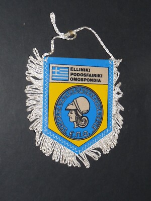 Fanion vintage 1980's ELLINIKI PODOSFAIRIKI