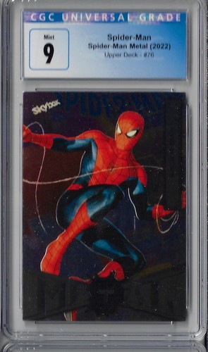 2022 Spider-Man Metal Spider Man CGC 9
