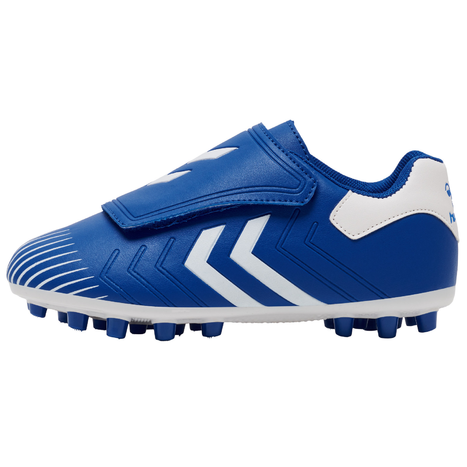 Hummel Hattrick MG Fußballschuhe Kickschuhe Klettverschluss синий 217580 7002 WOW