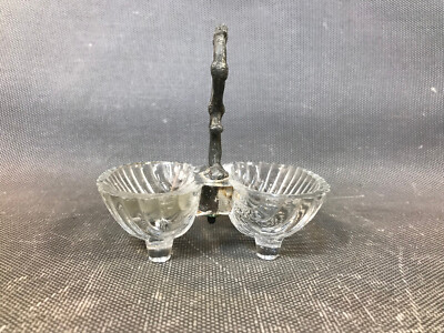 Saleron de table en verre (imitation cristal de Saint Louis) - Recyclerie Chiner Solidaire